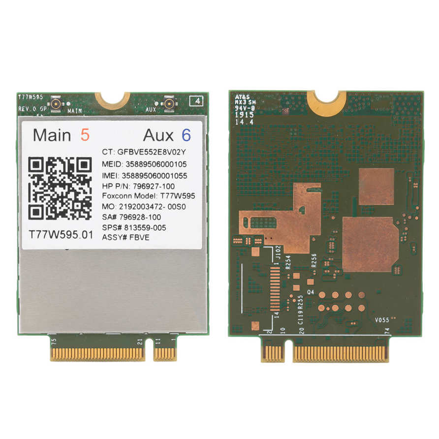 (NEW)Modulator Demodulator for HP LT 4120 Snapdragon X5 4G LTE WWAN M.2 Modem Module WIFI Network Card. 