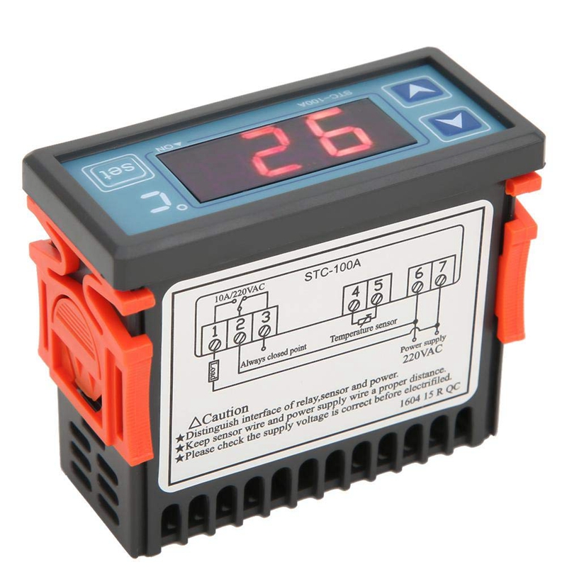 STC-100A Temperature Controller Cool Heat Refrigerator Thermostat. 