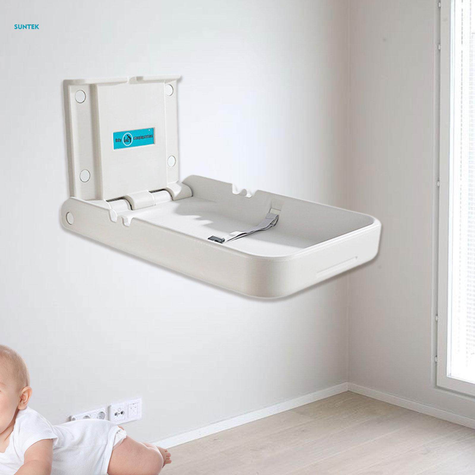 Baby Changing Station Changing Table Folding Diaper Changing Table for Shopping Center. 