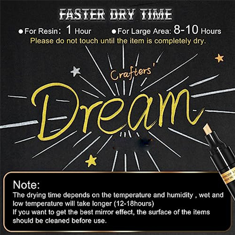 Metal Pen Reflective Paint Pen 3 Colors Permanent Metallic Markers, 2-3mm Larger Application Area, High Gloss, Waterproof. 