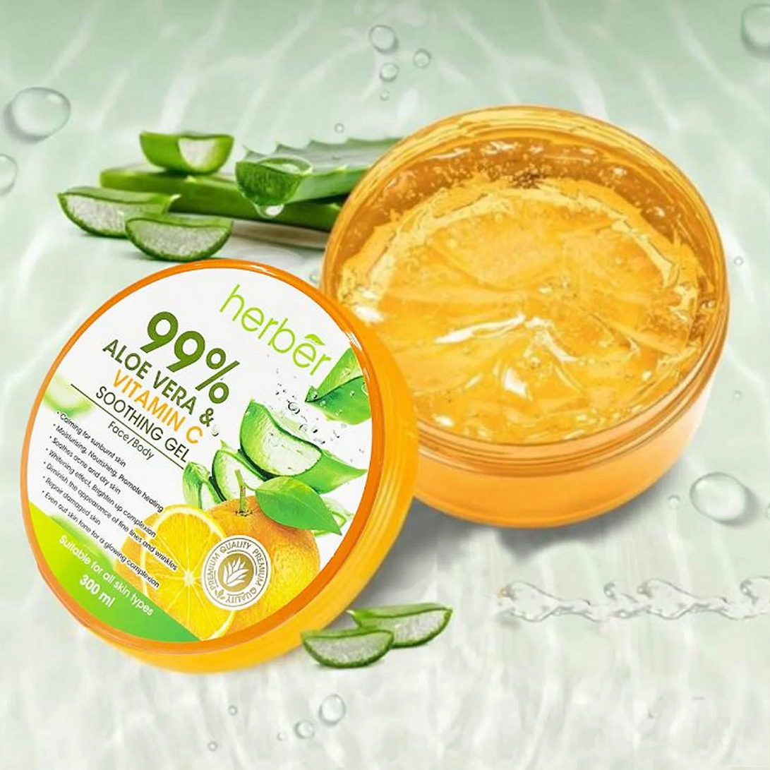 HERBER Aloe Vera Gel Vitamin C - 300 mL | Daraz.com.bd