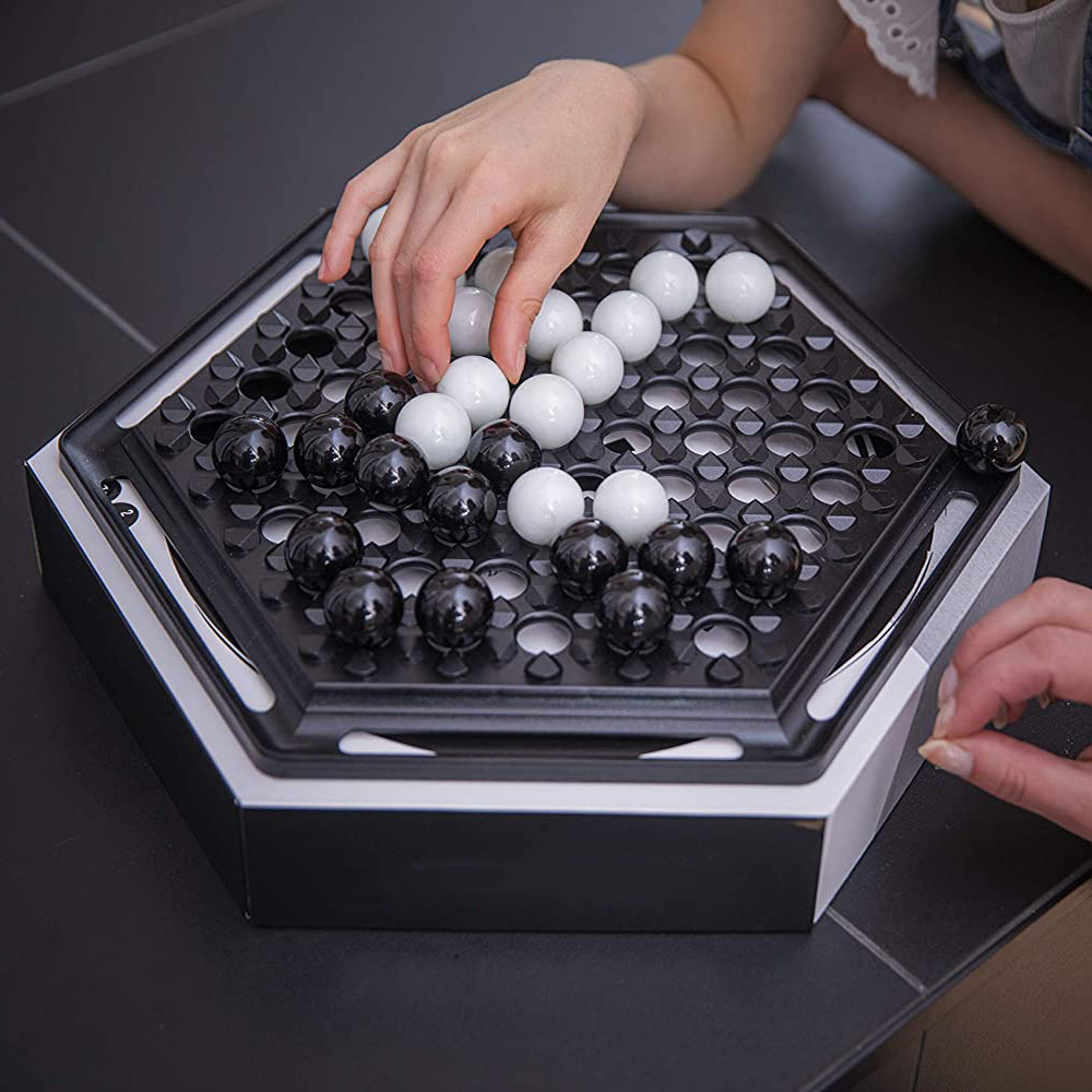 Abalone Table Games Portable Chess Set Family Board Game For Children Kids Intellectual Development Carrom Board Push Chess. 