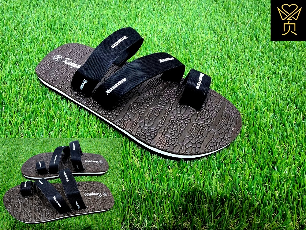 Stylist sandal - New denim Long Lasting stylist sandal - Slides Slipper for Men - As Same As Picture - New Model ( Eid Collection )