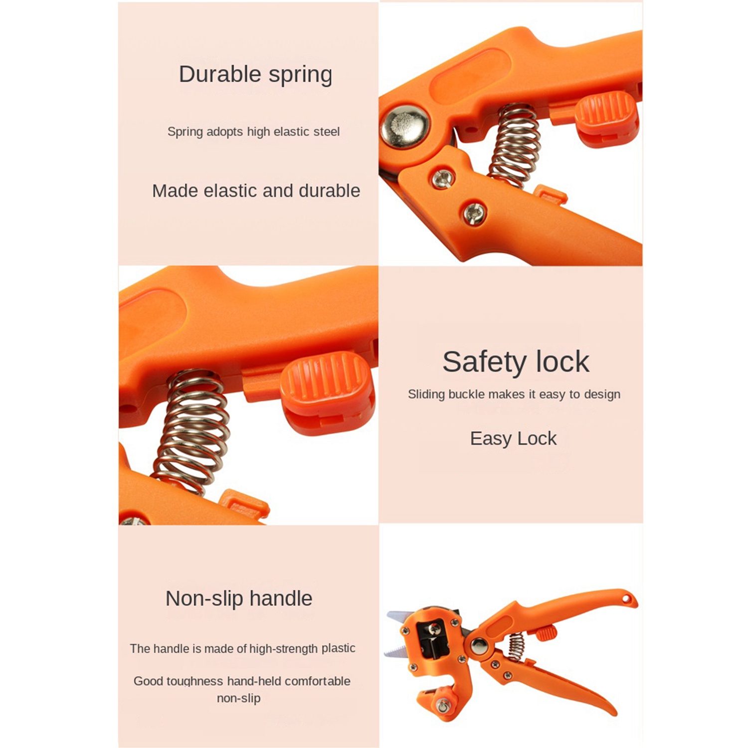 Multifunctional Grafting Scissors for Fruit Trees and Grape Vines. 