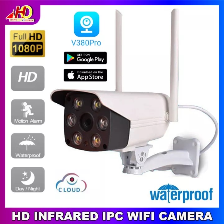 V380 Waterproof Night Vision Outdoor Full HD Wifi IP Camera Wifi