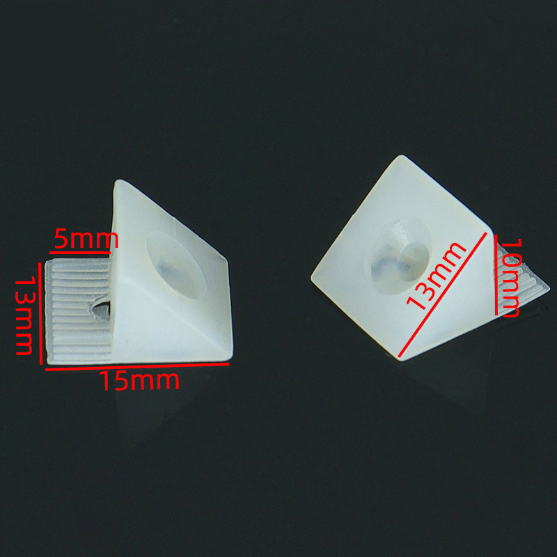 100pcs Furniture Chest Drawer Bottom Repair Fixing Mending Wedges Drawer Angle Code Bracket Fastener with Screws. 