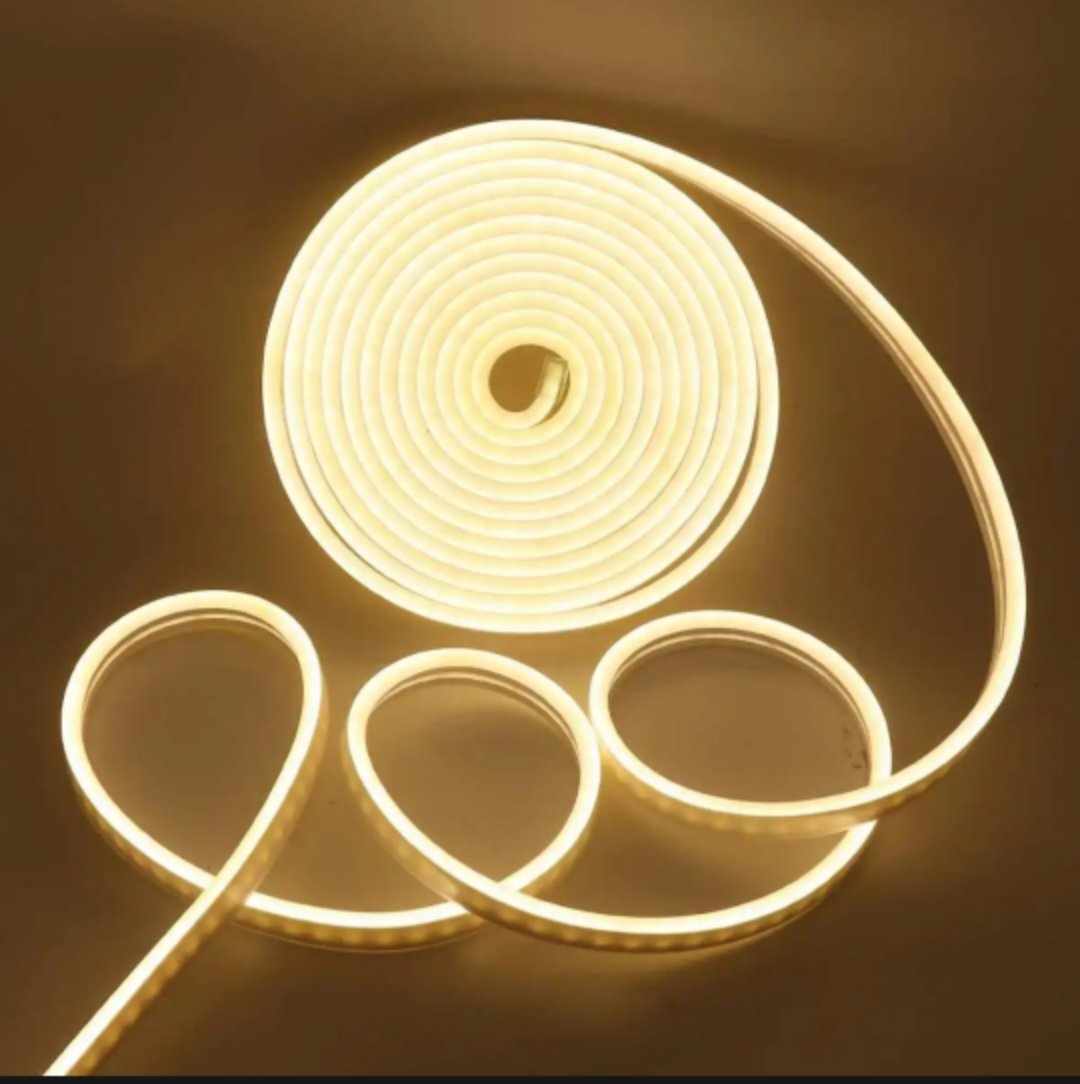 3 feet Neon Light Strip DC12V Flexible DIY LED SMD 2835 120LEDs/M IP67 Waterproof DIY Light warm Home Decoration - Rgb Led Strip Light. 
