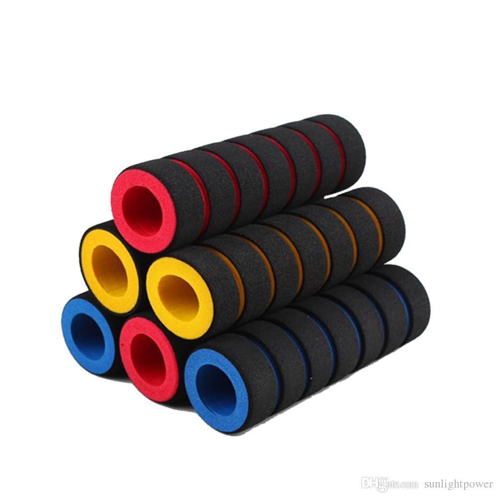 Sponge Soft Foam Handle Nonslip Grip Cover For Bicycle/Motorcycle 1 Pair(2 pcs). 