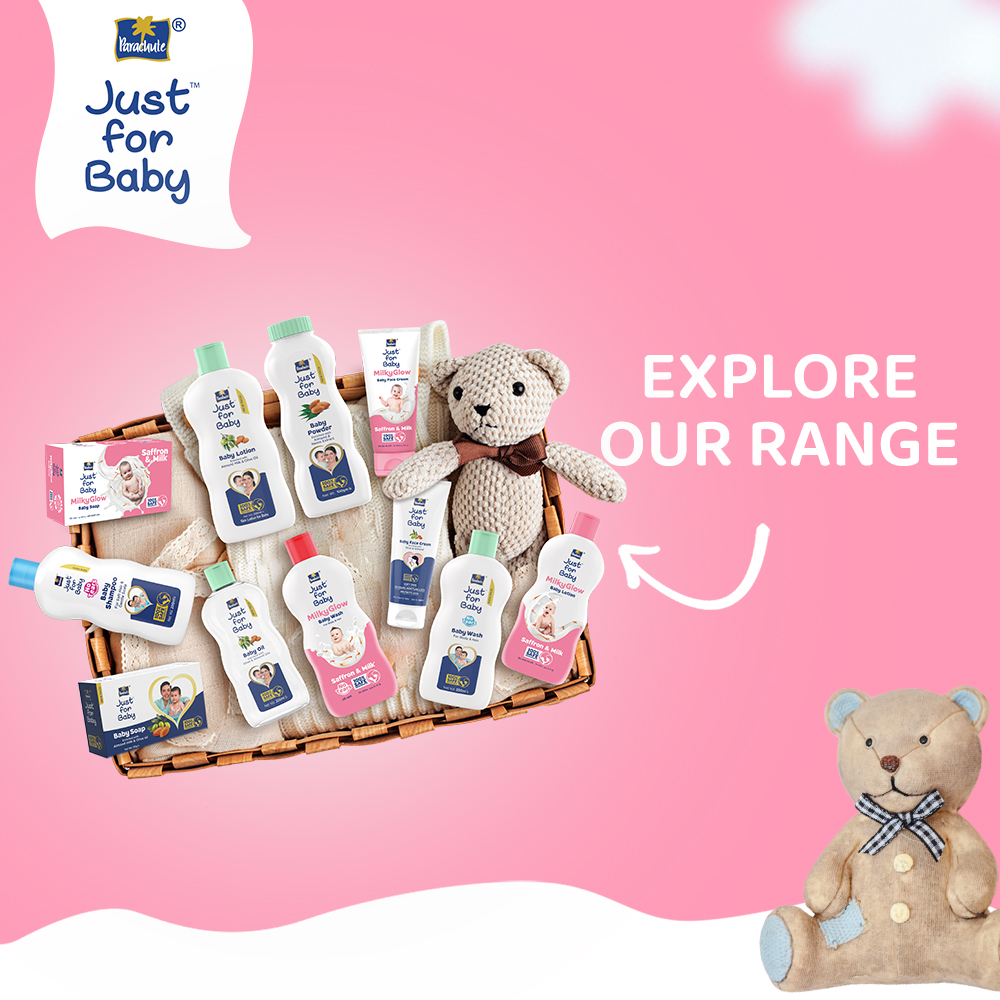 Parachute Just For Baby Milky Glow Face Cream 100ml. 
