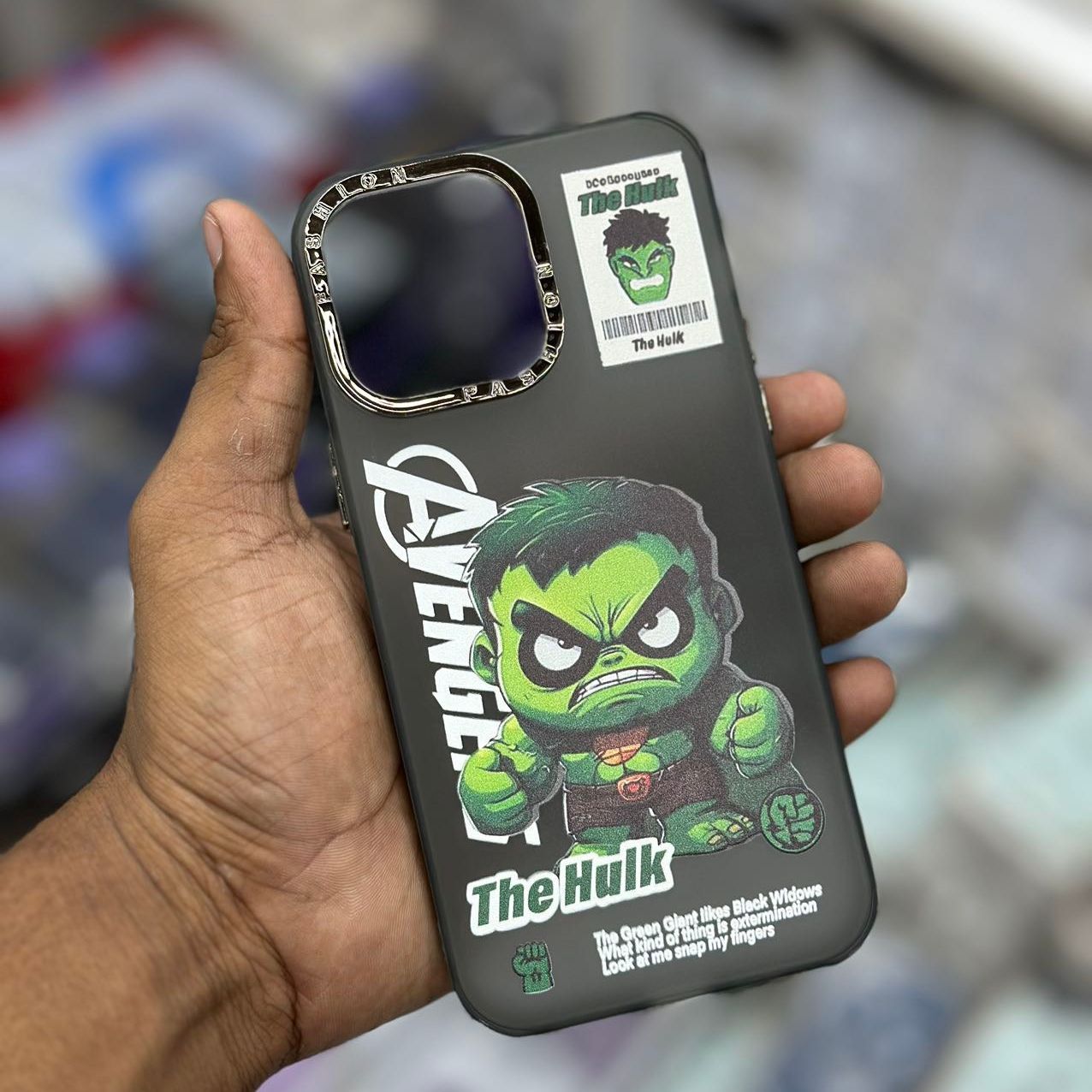 Avengers The Hulk Matte Hard Phone Case for Apple iPhone 11/12/13/14/15 Series. 