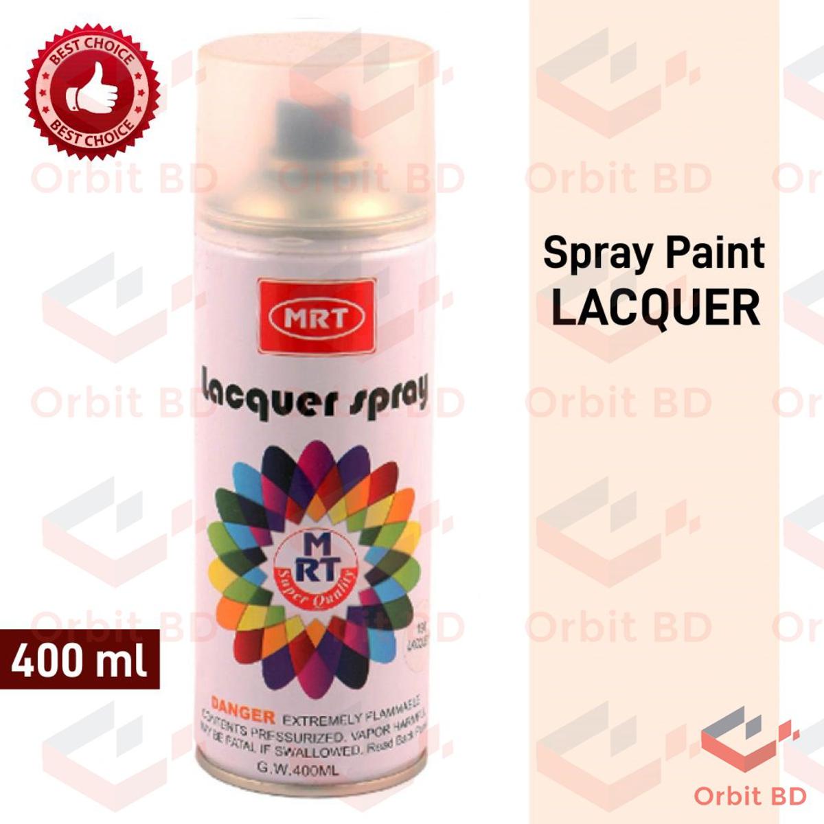 Spray Paint Clear190 LACQUER Color Varnish 400mL Multipurpose Spray Paint Can Lacquer Color Uses Metal Wood Furniture