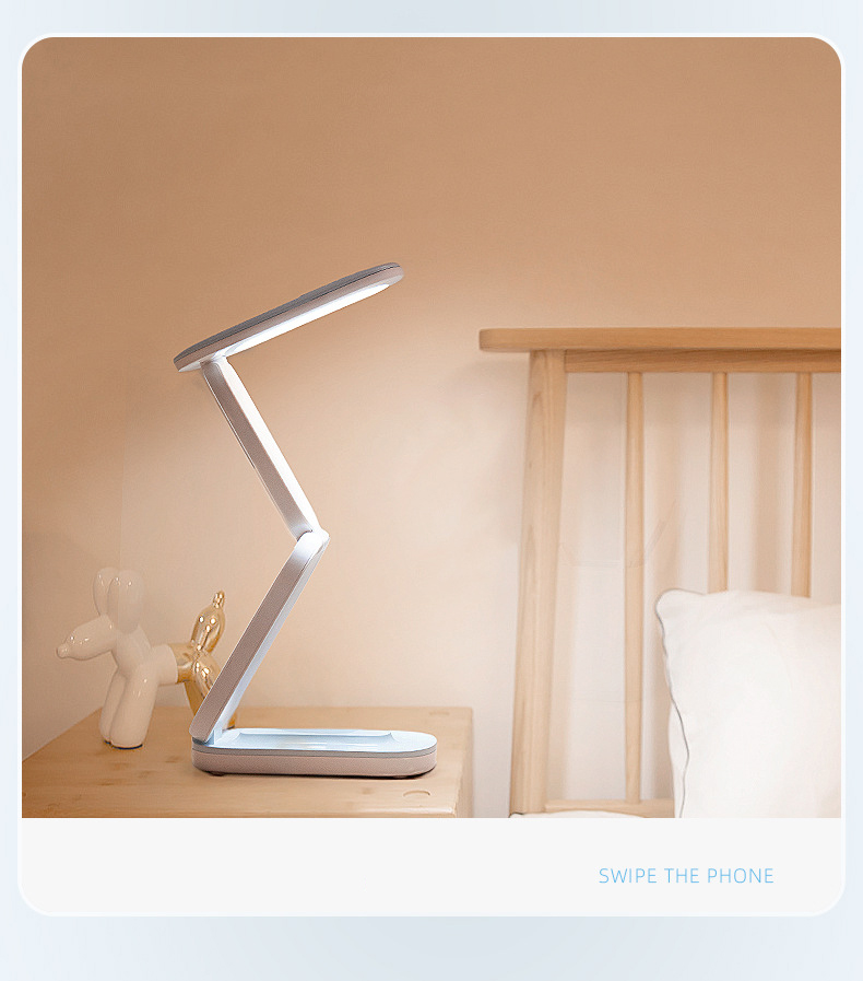 YAGE YG-T125 Rechargeable LED Desk Lamp with Adjustable Brightness and Eye-Caring Technology - table lamp. 