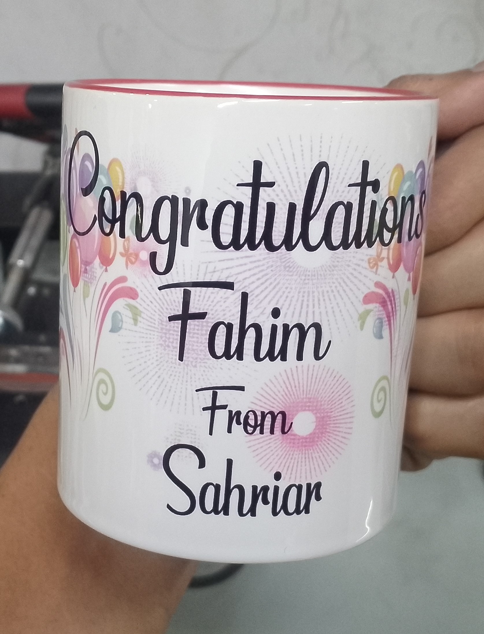 Customized Mug print with Photo, Logo or text( Creat Your Own) - Coffee Mug - Coffee Mug. FREE home delivry. 