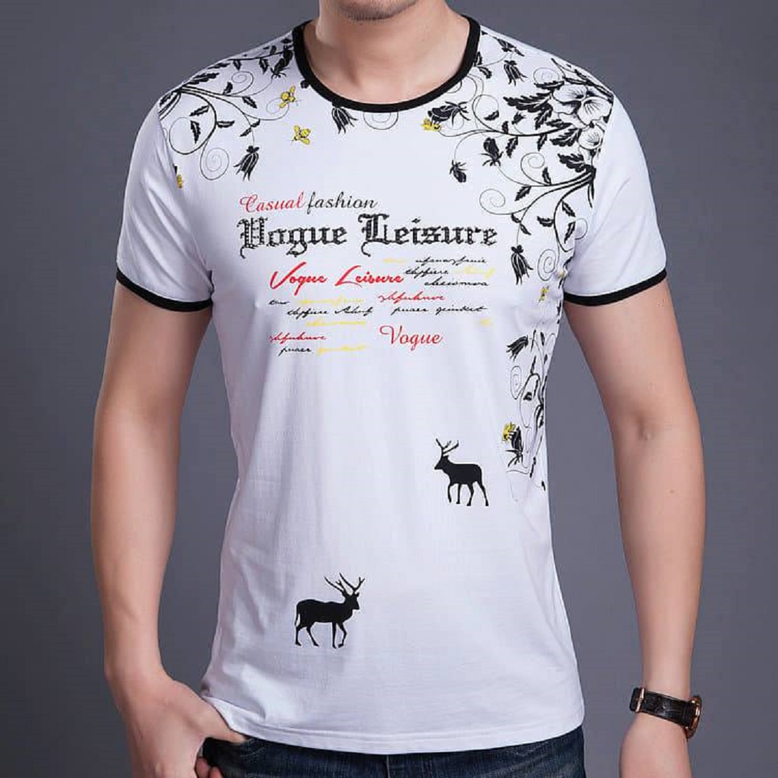 trendy cotton t shirts