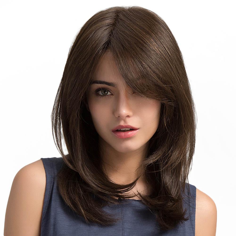 Women Medium Length Wigs Brown Synthetic Hair Lady Girl Cosplay Party Full Wig Gift: Buy Online at Best Prices in Bangladesh Women Medium Length Wigs Brown Synthetic Hair Lady Girl Cosplay Party Full Wig Gift: Buy Online at Best Prices in Bangladesh