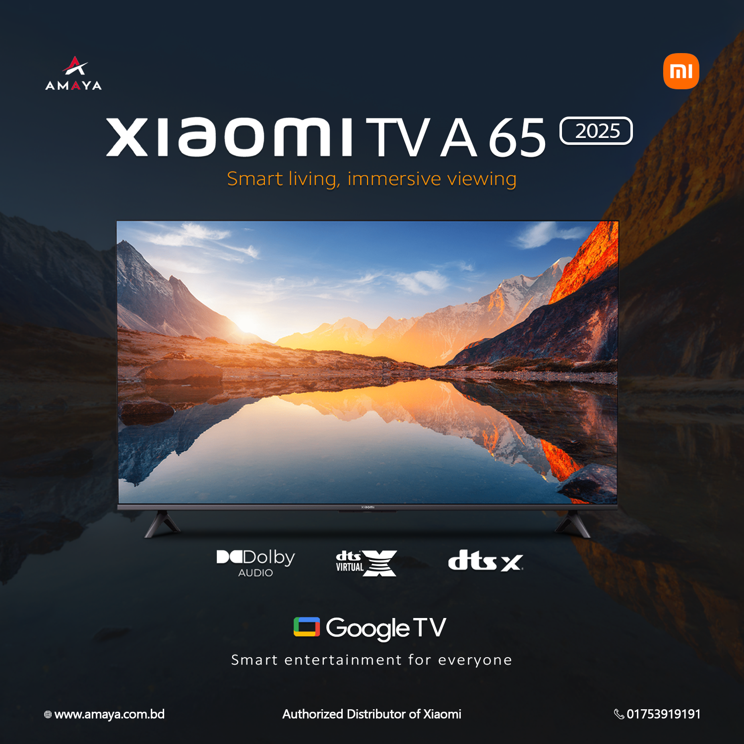 Xiaomi TV A 65 - 2025 - 4K HDR