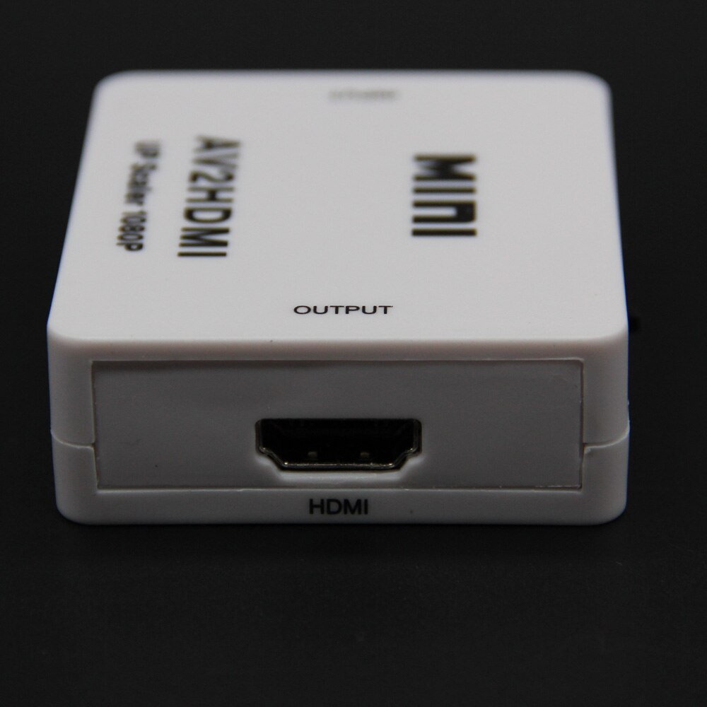 【VisioN Shop】Mini to HDMI-compatibleVideo Converter Box RCA AV HDMI CVBS to HDMI-compatible Adapter TV PS3 PS4 DVD Xbox Projector. 