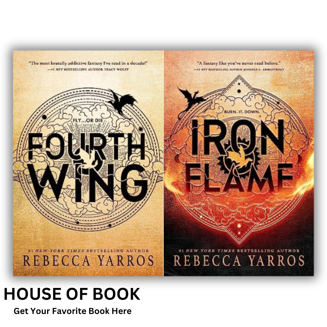 The Empyrean Series 2 Books Collection Set By Rebecca Yarros (Fourth Wing, Iron Flame)