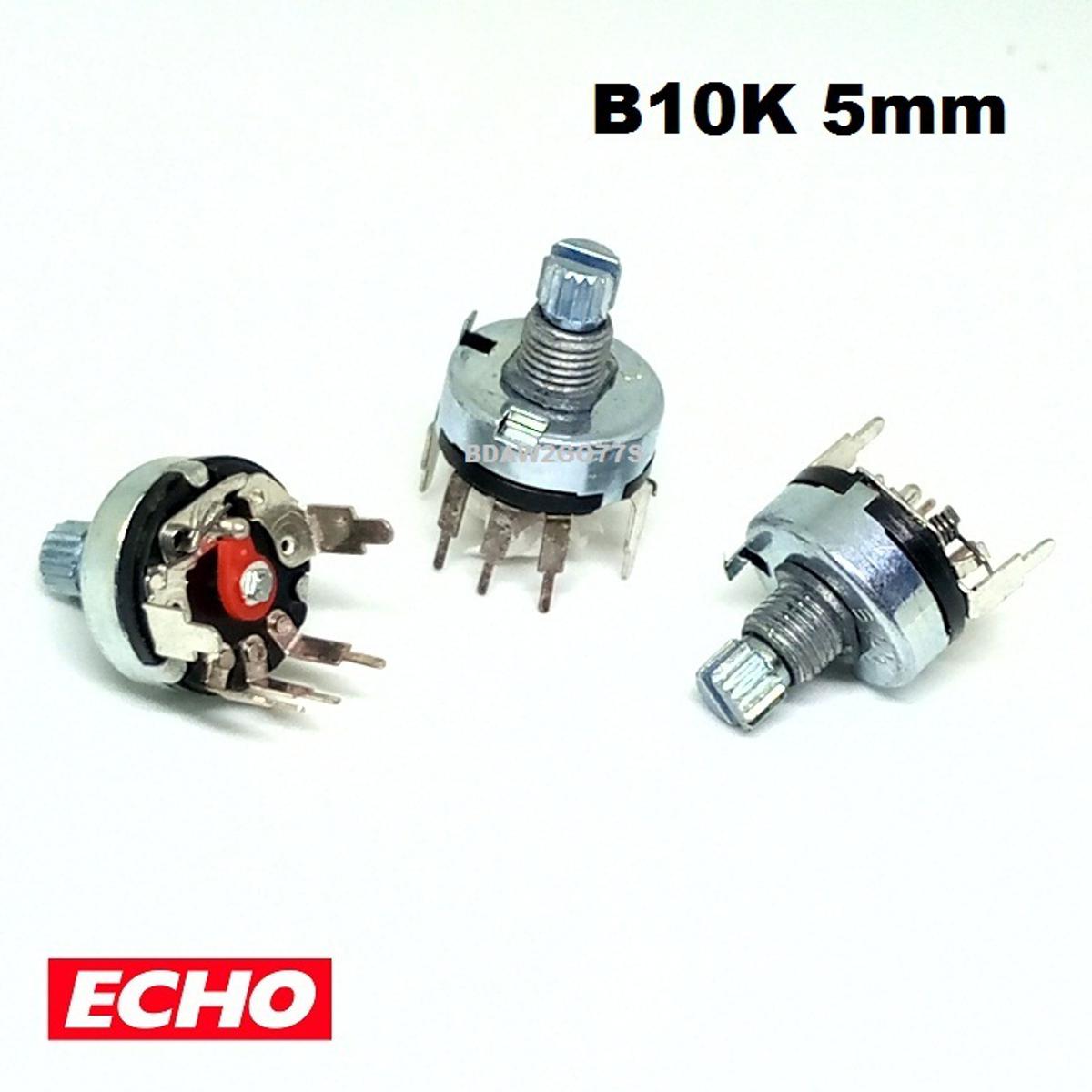 1ps B10K With switch RV17 Potentiometer, Shaft length 5mm