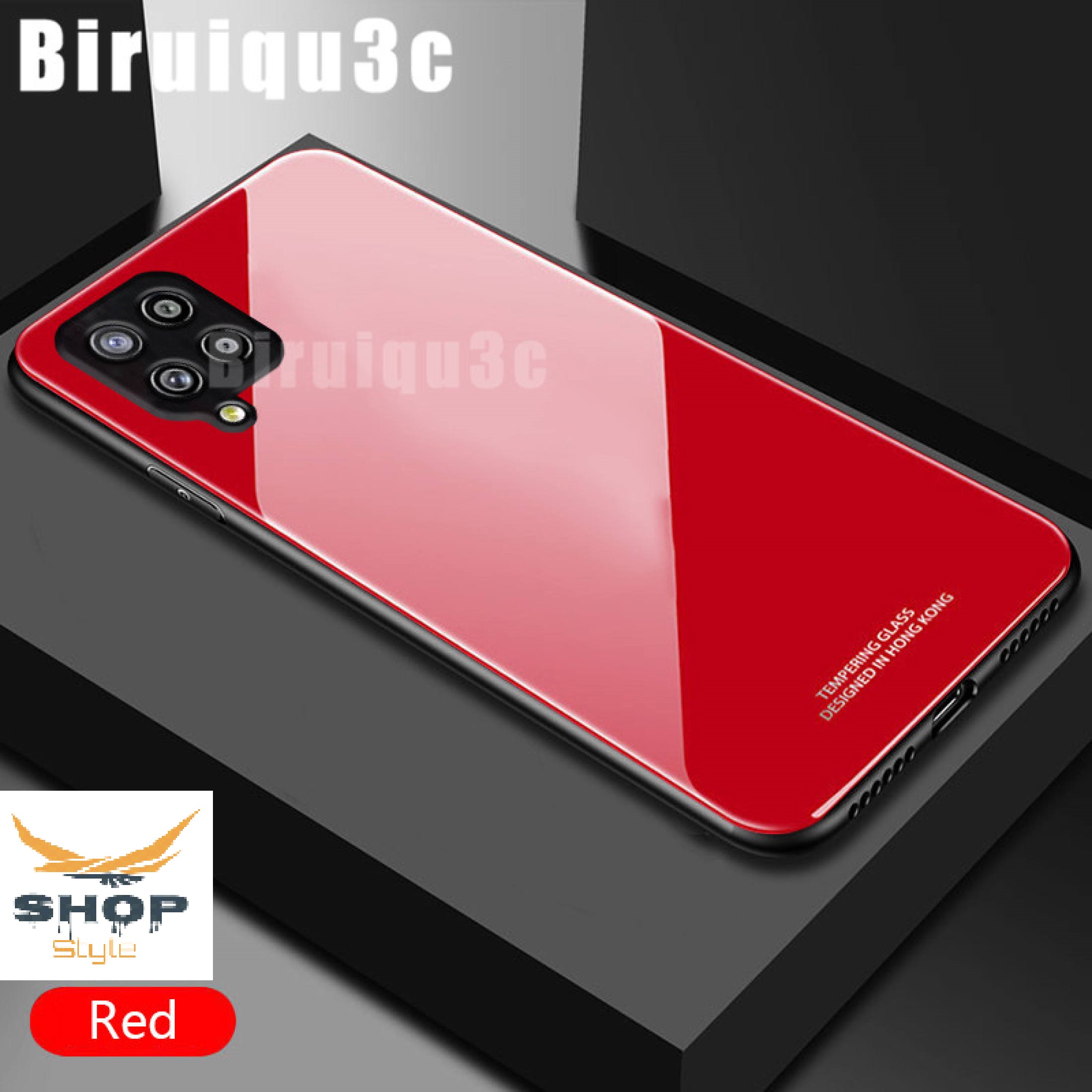 Samsung Galaxy A42 5G - (100% Premium Quality) DESIGNED IN HONG KONG Scratchproof Tempered Glass Case Back Cover Casing ..