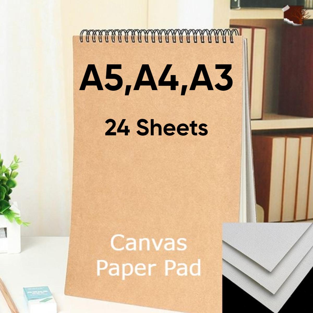 Premium Quality Canvas Pad for Acrylic Water and Oil color A5 / A4 / A3 size