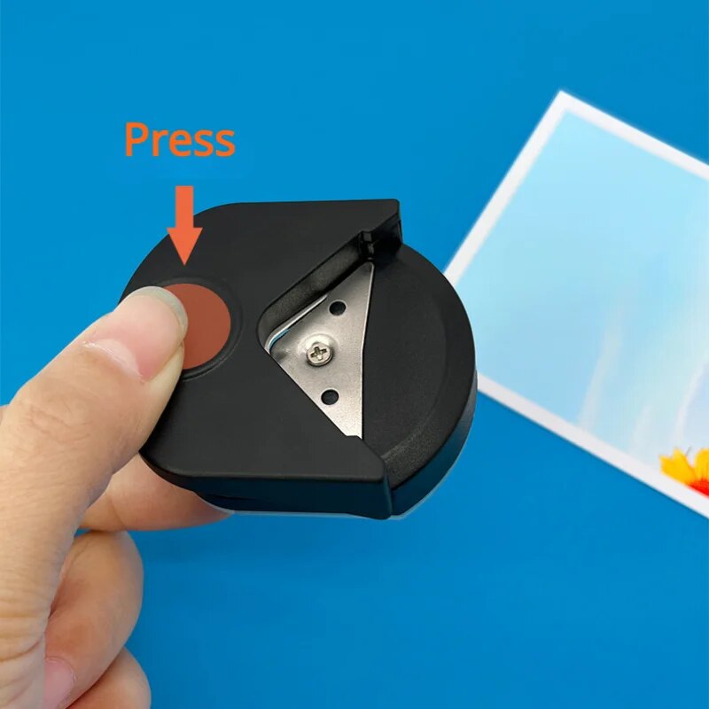 Photos Conner Cutter Radius Tool R4 Fillet Chamfer Modifier Paper Conner Edge Cutting Circle Shape Trimmer Corner Rounder. 