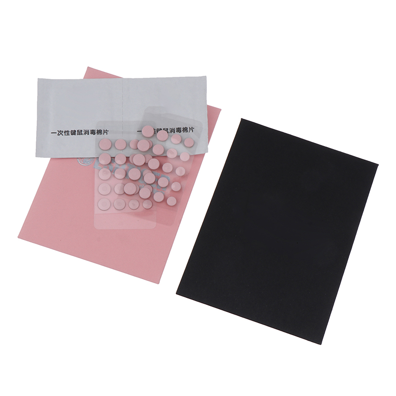 40PCS Esports Tiger ICE Mouse Skates Feet DIY Universal Dot Mouse Glides Rounded Rounded Edges Fengshi. 