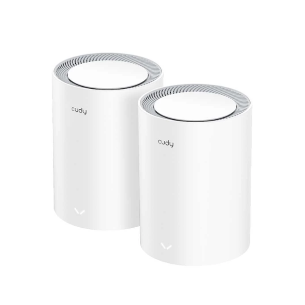 Cudy M1800 AX1800 Whole Home Mesh WiFi Router (2 Pack). 