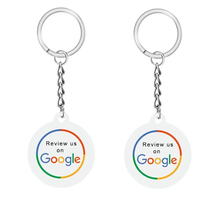 NFC Epoxy Keychain NTAG216 Tag for Increase Google Reviews. 