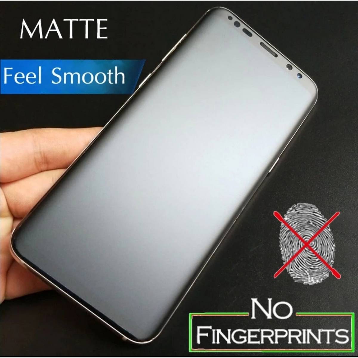 Samsung Galaxy Note 8 - 9D Ceramic EDGE TO EDGE Anti Broken Full Screen Covered Ceramic Curved Matte Film Screen Protector. 