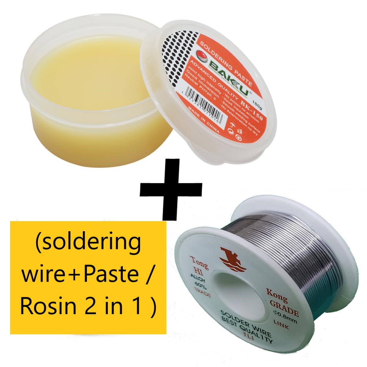 Combo Soldering Tools Kit Combo (soldering wire+Paste / Rosin 2 in 1 )