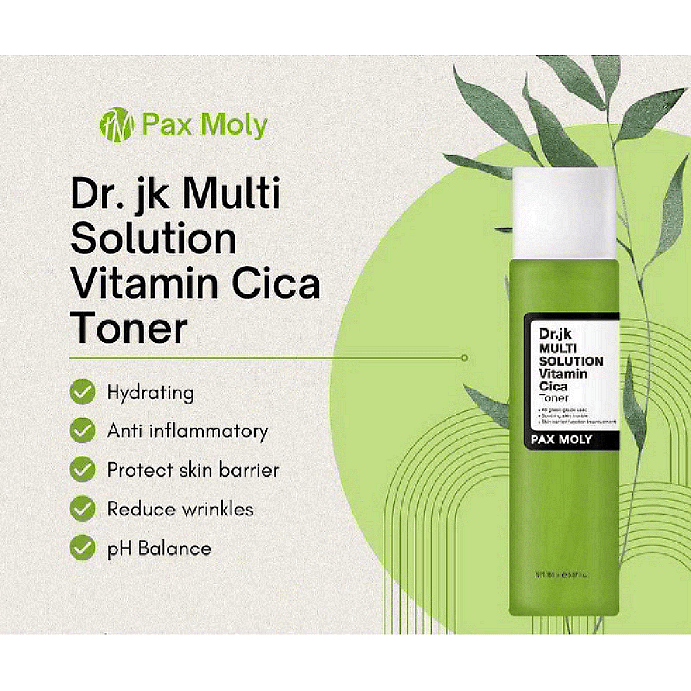 Pax Moly Dr.jk Multi Solution Vitamin Cica Toner-160ml. 