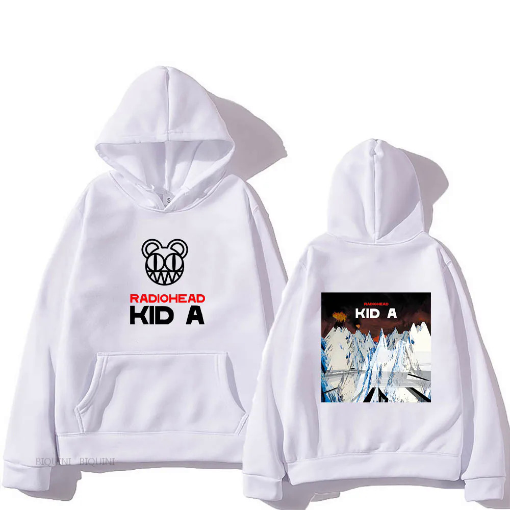 Radiohead Kawaii/Cute Cartoon Hoodies Manga Sweatshirt Fleece Anime Men/women Clothes Funko Pop Soft Warm Streetwear Comic Hoody. 