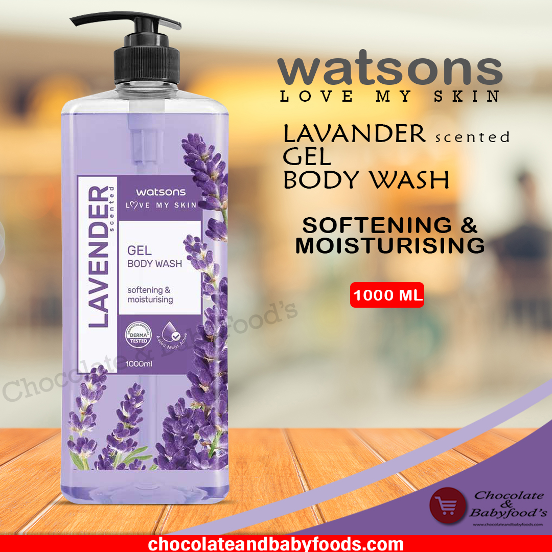 Watsons Lavender Gel Body Wash 1000ml - Cut Price BD