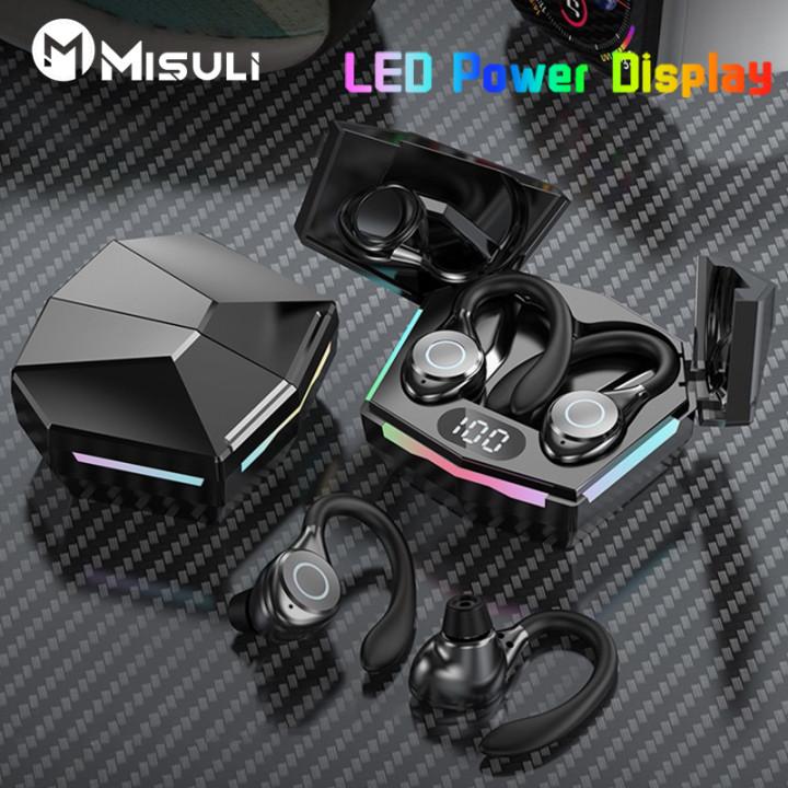 【FUPANG】TWS Wireless Gaming Earbuds Noise Cancelling Headset Handfree Calling with Microphone