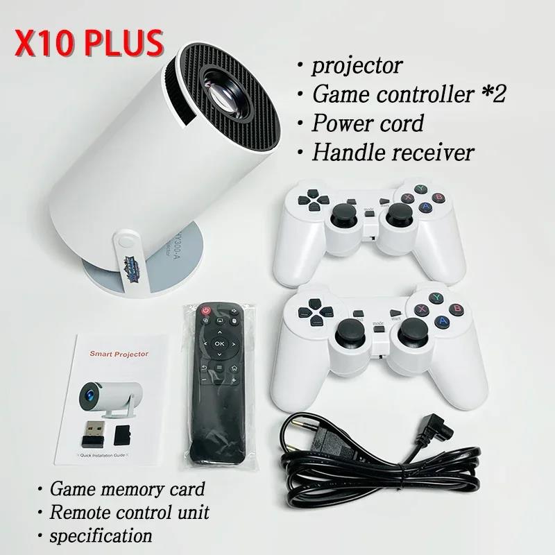 X10 Plus Retro video game consoles Android 11 system Portable Intelligent Projector 720p H713 Lcd Projector Hd Hy300 game box