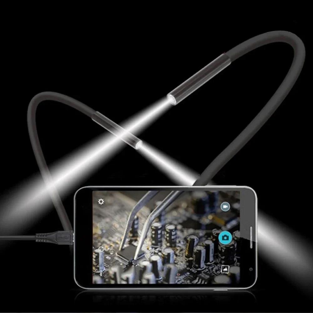 HD Wireless Endoscope 640x480P Single Dual Lens WiFi Borescope Inspection Camera Waterproof Snake Pipe Camera For Android IOS. 