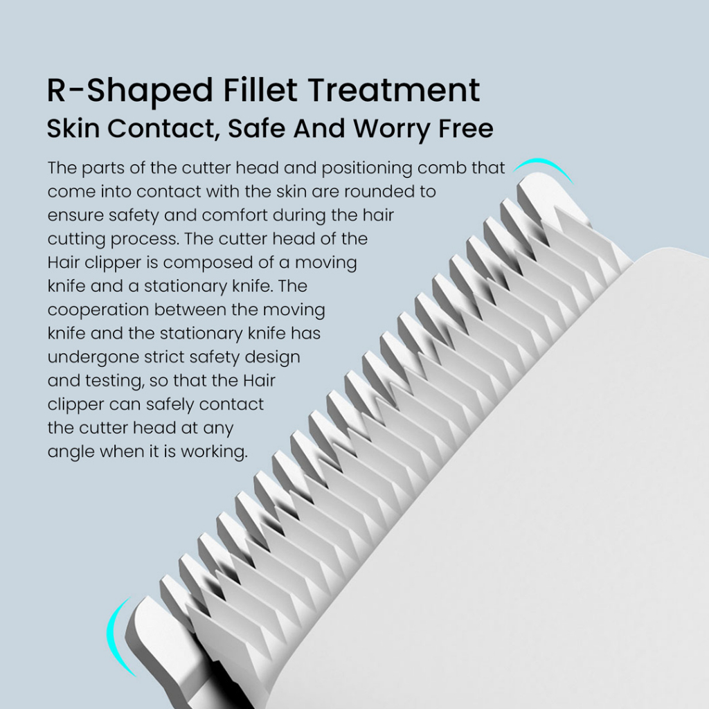 Xiaomi Enchen Boost Trimmer Washable Long Battery Backup 1 Hour Charge Up to 3 Months Use One Button Lock 07-21mm length Adjustment Two Speed Control Low Noise Hair Trimmer With Type-C Charger. 