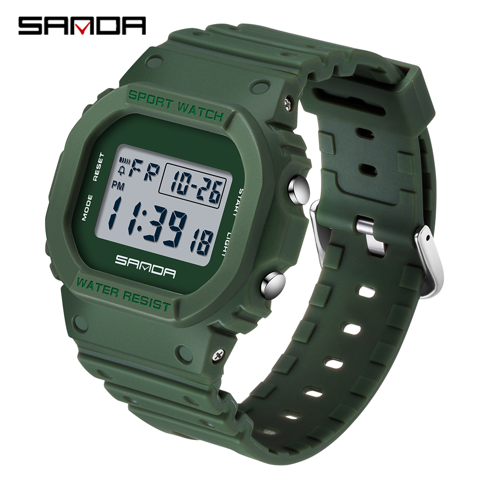 【Simple 3C】(New) Sports men's watches 50m waterproof digital watch for male Relogio Masculino 2107