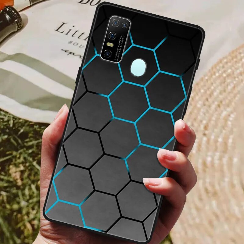 For TCL 20 SE Case Soft Silicone Phone Back Cover For TCL 20 SE TCL20SE TCL20 20SE Cases Coque for TCL 20SE Fundas bumper Shell. 