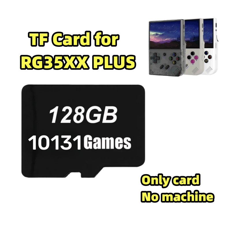 TF Card For ANBERNIC RG35XX Plus Memory Card Preloaded Game 256G 300+ PSP Games Retro Handheld Game SD Card PSP PS1 64G 128G. 