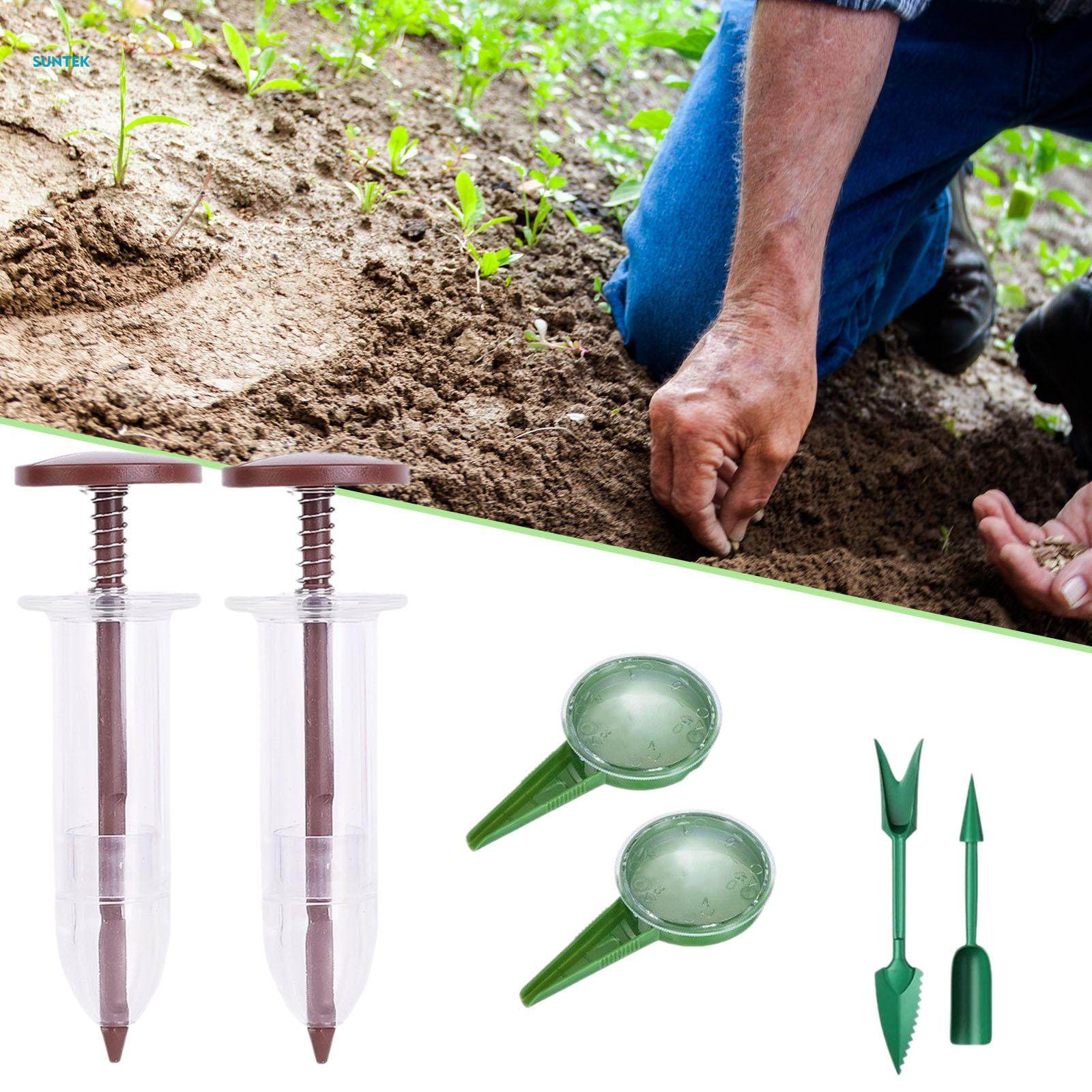 Garden Seed Dispenser Seed Planter Adjustable Handheld Small Seed Planter. 