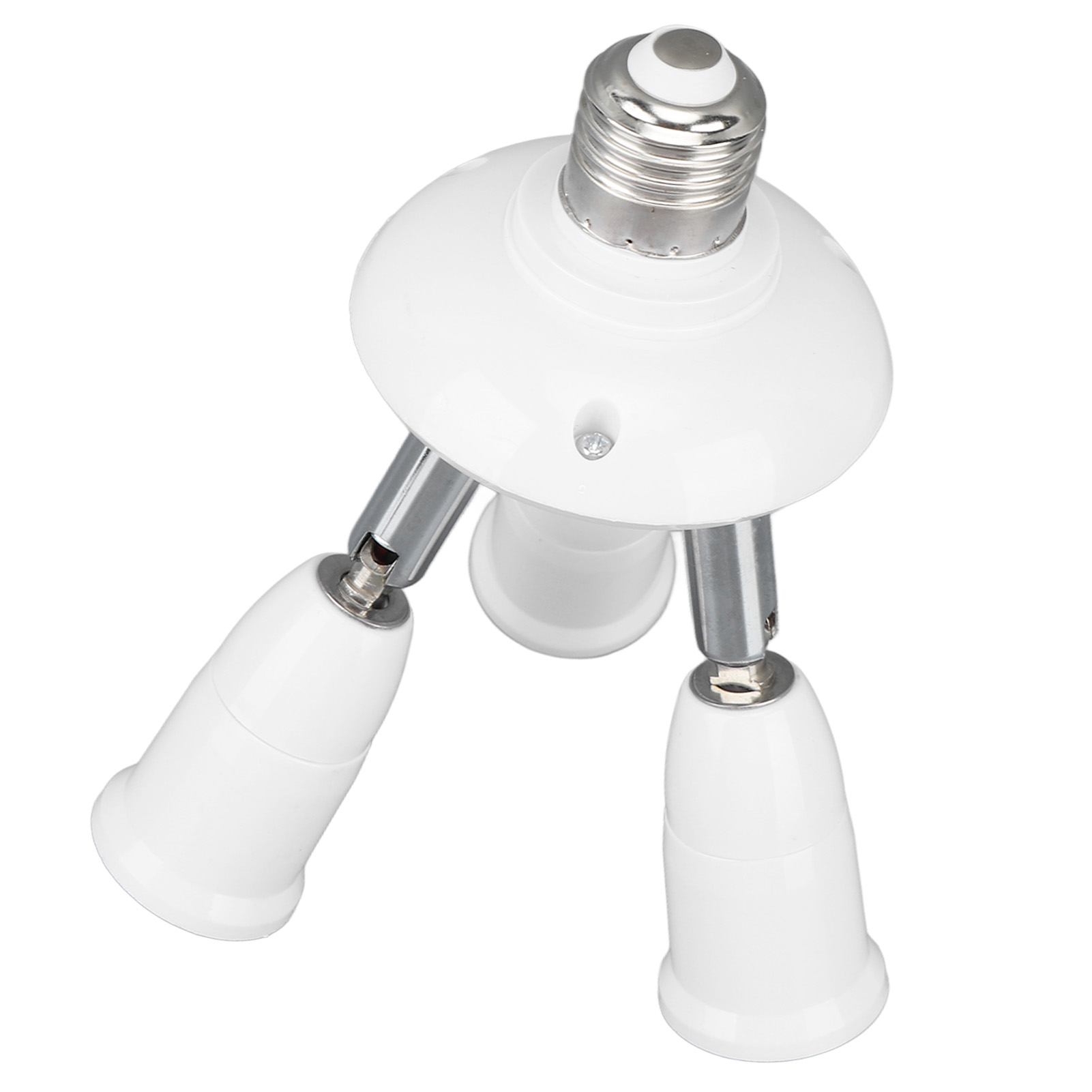 Light Socket Splitter Adapter E26 E27 Light Bulb Socket Adapter Splitter 180 Degree Bendable for Bedrooms. 