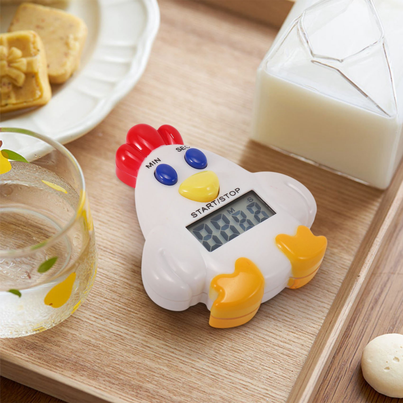 Kitchen LCD Digital 99 Minute 59 SEC Countdown Clip Hen Alarm Timer Tool. 