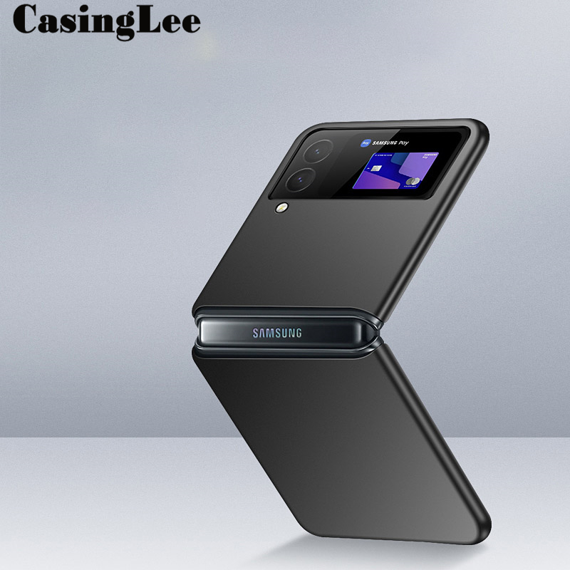 Casinglee for Samsung Galaxy Z flip3 case 3mm ultra-thin non-slip cell phone shell case for Samsung Z flipp3 back cover. 