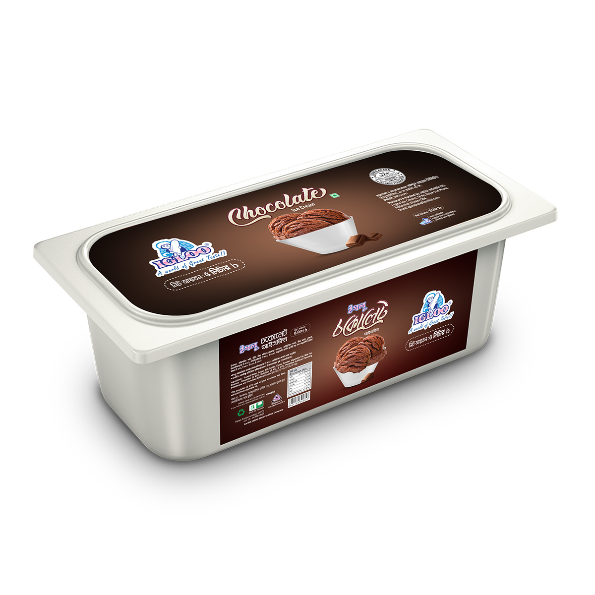 Chocolate 5 Liter l Igloo Ice Cream. 