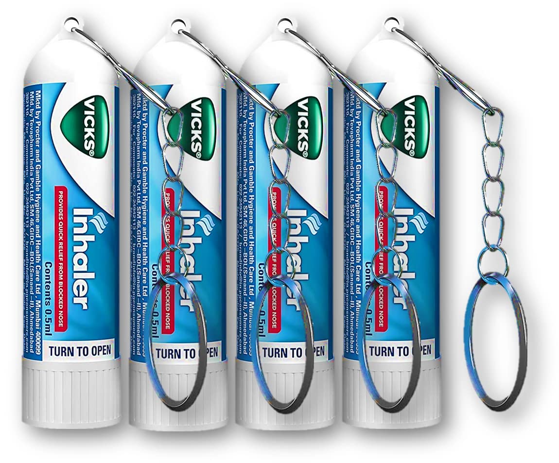 Vicks Nasal Inhaler 0.5ml with Keychain. 