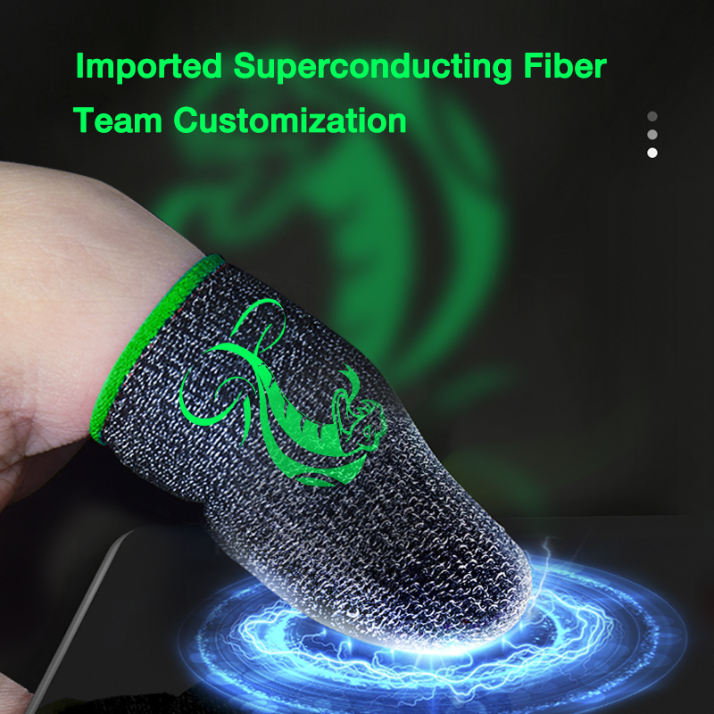 BlueWow Gaming Finger Sleeve for PUBG Breathable Fingertips Sweatproof Anti-slip Fingertip Cover Thumb Gloves For Mobile Game. 