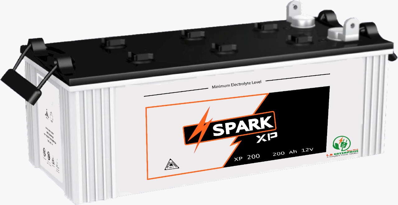 RAHIMAFROOZ IPS BATTERY SPARK 200AH 12V FOR IPS AND UPS 18 MONTHS OFFICIAL REPLACEMENT WARRANTY. 