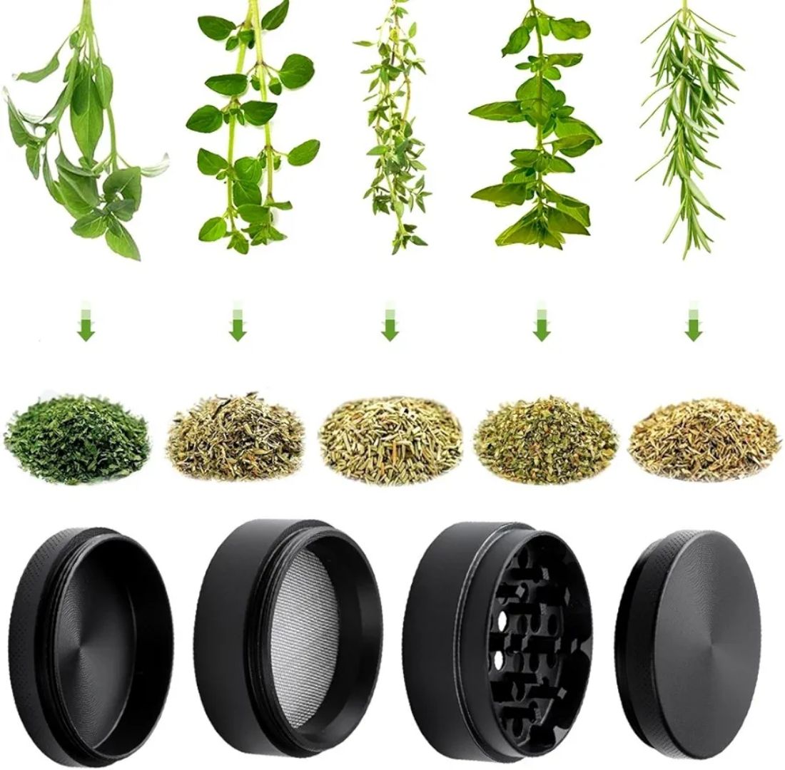Mini Aluminum Alloy Spice Crusher Hand Muller Pollen Herbal Herb Grinder-Material: Aluminum Alloy Size(H x Dia): 3.5cm x 4cm(Approx.). 